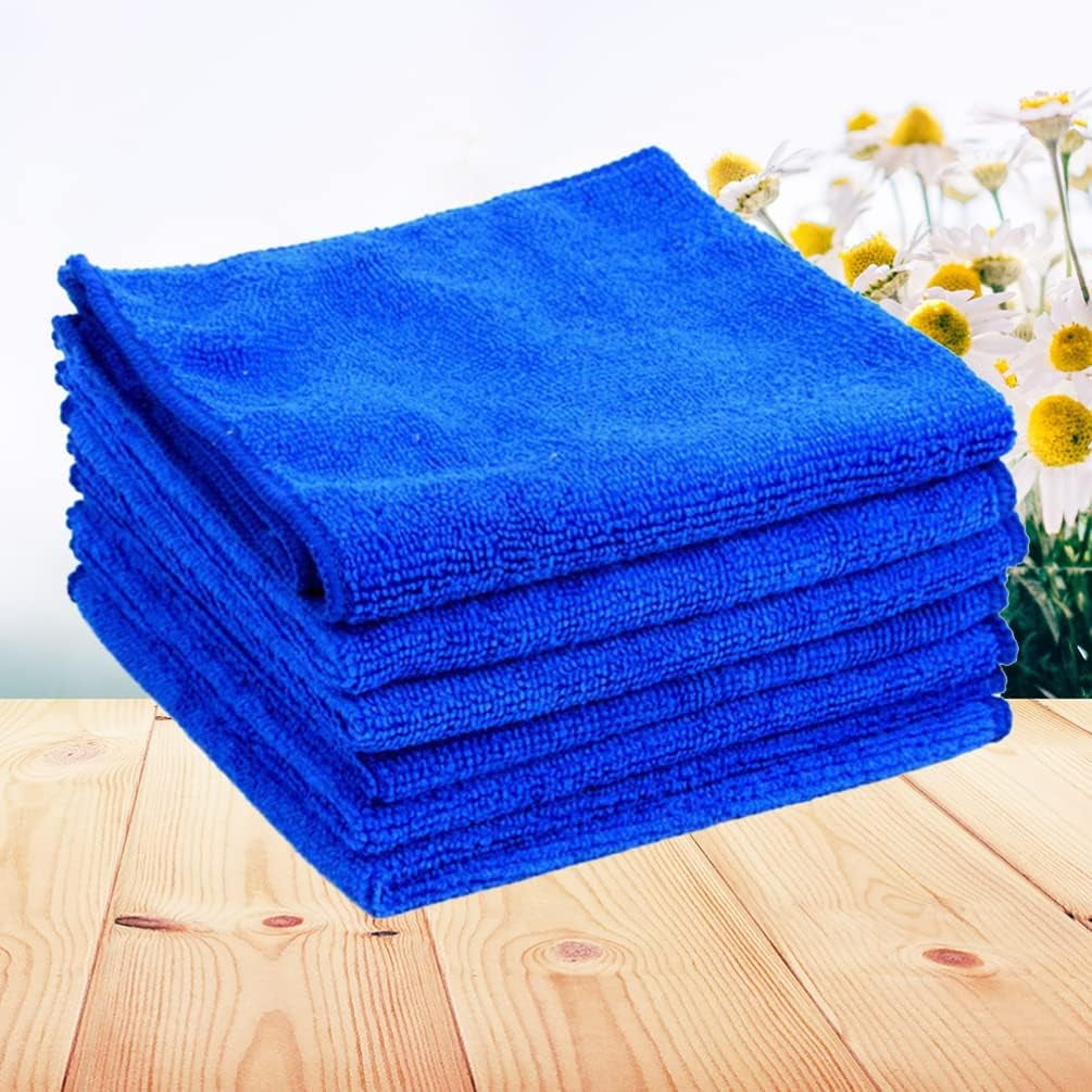 FAVOMOTO 4Pcs Thick Plush Car Drying Towels Ultra Absorbent Auto Washcloths for Car Beauty Scratch Cleaning Cloths Quick-Drying Supplies for Vehicles Trucks Rvs and Boats