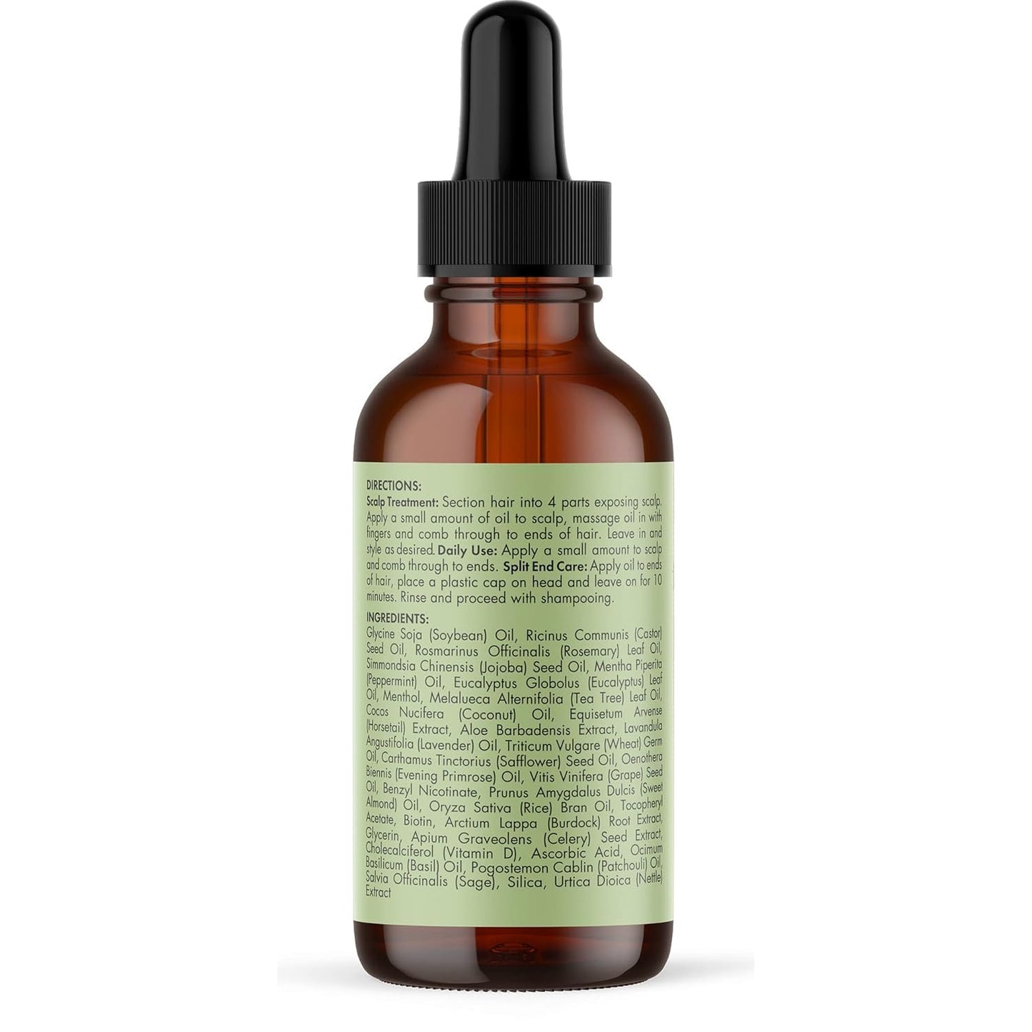 Mielle Organics Rosemary Mint Strengthening Hair Oil and Shampoo