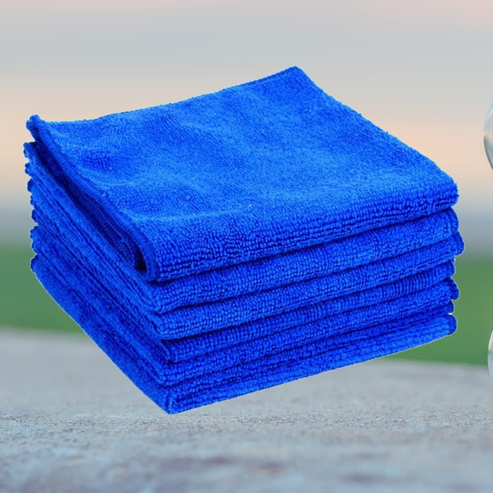 FAVOMOTO 4Pcs Thick Plush Car Drying Towels Ultra Absorbent Auto Washcloths for Car Beauty Scratch Cleaning Cloths Quick-Drying Supplies for Vehicles Trucks Rvs and Boats