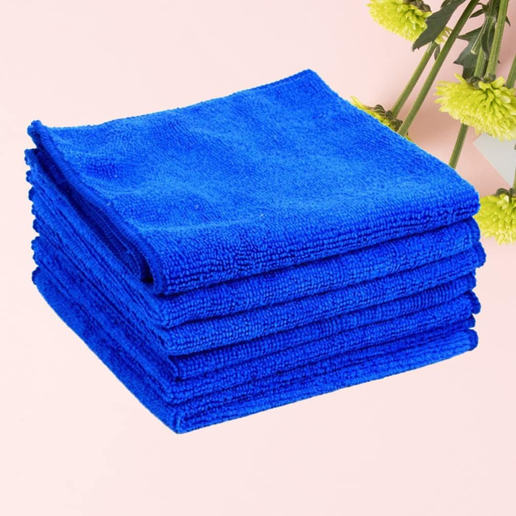 FAVOMOTO 4Pcs Thick Plush Car Drying Towels Ultra Absorbent Auto Washcloths for Car Beauty Scratch Cleaning Cloths Quick-Drying Supplies for Vehicles Trucks Rvs and Boats