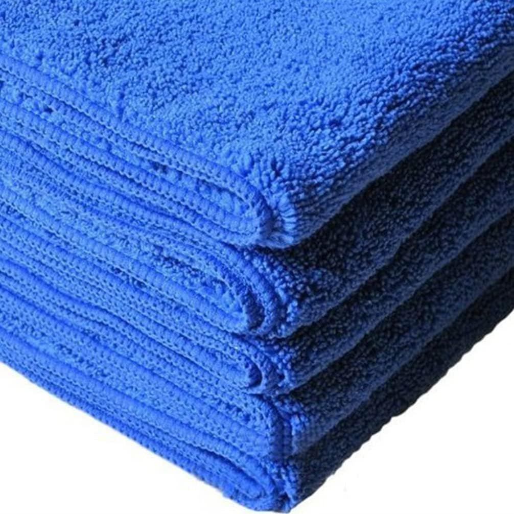 FAVOMOTO 4Pcs Thick Plush Car Drying Towels Ultra Absorbent Auto Washcloths for Car Beauty Scratch Cleaning Cloths Quick-Drying Supplies for Vehicles Trucks Rvs and Boats