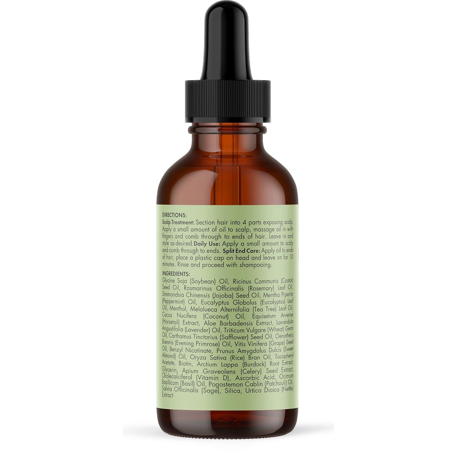 Mielle Organics Rosemary Mint Strengthening Hair Oil and Shampoo