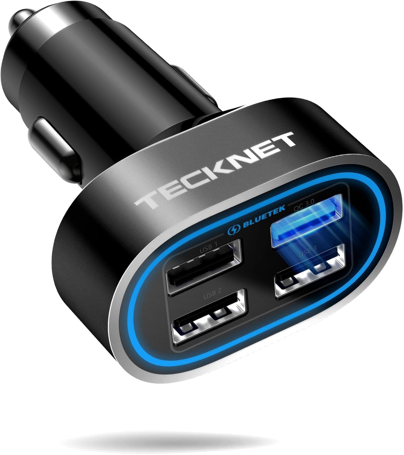 TECKNET USB C Car Charger [2Pack], 48W 2-Port Cigarette Lighter Fast Chargering, PD&QC3.0 USBC Car Charger Adapter Compatible with Iphone 16/15 Plus/15/14/13 Galaxy